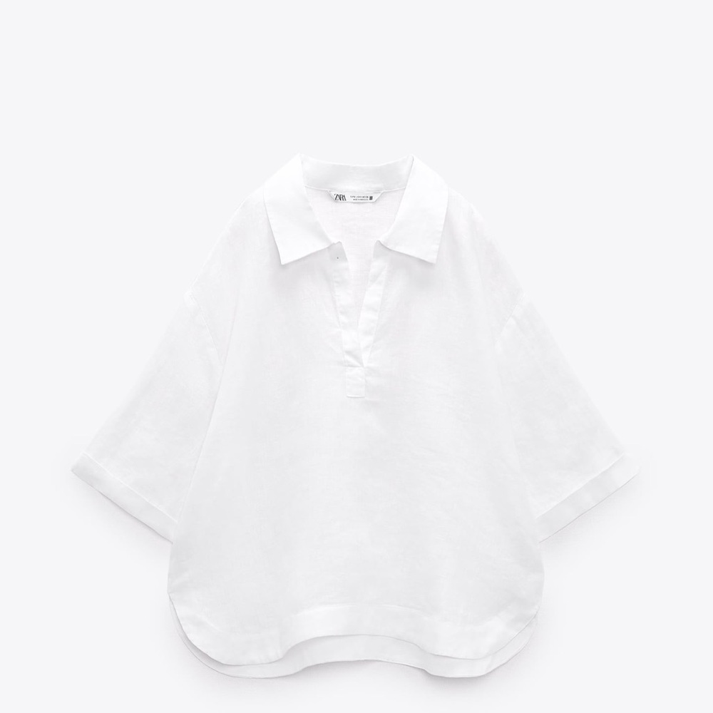 BNWT ZARA linen popover